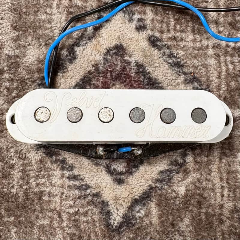Red Rhodes Velvet Hammer Single-Coil Bridge Pickup! image 1
