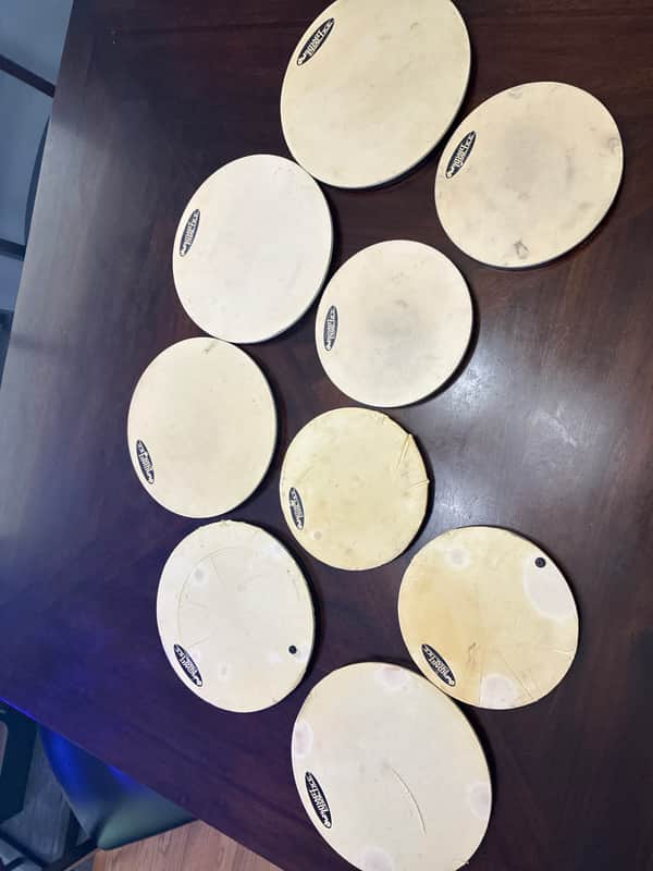 DW -Drum Workshop Practice Pads 2000? - Black n Cream image 1