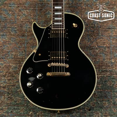 1990 Greco LEFT HAND EGC600 Made in Japan Black Beauty Custom Fujigen Lefty image 1