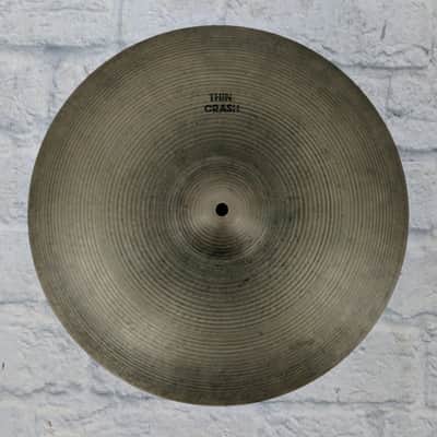 A. Zildjian 16" Hollow Logo Thin Crash Cymbal 1978 - 1982