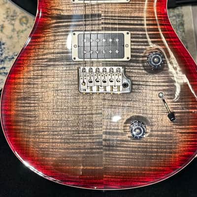 PRS Custom 24 10-Top 2017 Charcoal Cherry Burst image 1