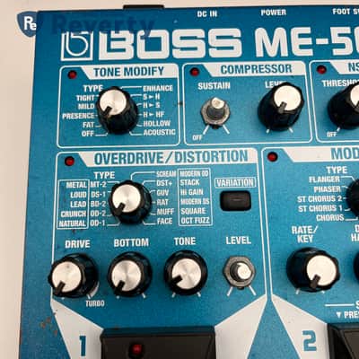 Boss ME-50 Multi Effects Guitar Pedal Made in Taiwan Used image 7