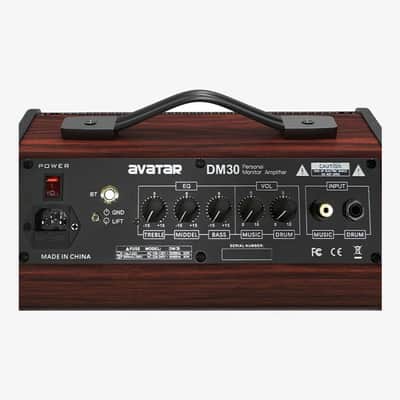 Avatar DM30 Personal Drum Amplifier for Electronic Drum Kits with Bluetooth like Roland, Yamaha, Alesis, Nux, Lekato, Donner and more. image 2