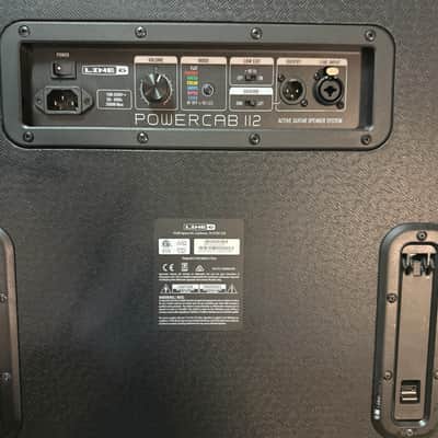 Line 6 Powercab 112 Plus 250-Watt 1x12" Active Guitar Speaker Cabinet 2018 - 2021 - Black image 4