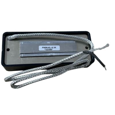 Black Guitar P90 Soapbar Dual Hot Rails Pickup image 2