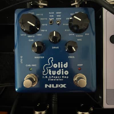 NuX NSS-5 Solid Studio IR and Power Amp Simulator 2010s - Blue