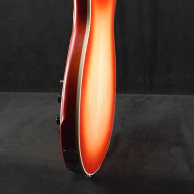 Mint Rickenbacker 4005V Vintage Reissue Semi-Hollow Bass Guitar Fireglo image 6
