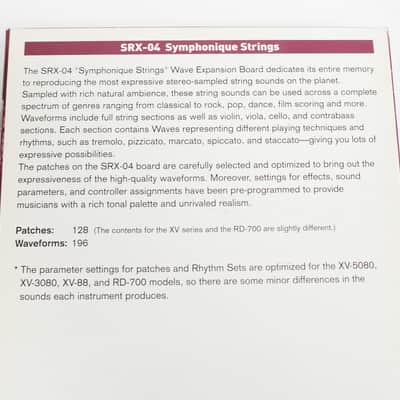 Roland SRX-04 Symphonique Strings image 2