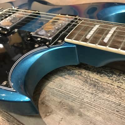 Vintage VS6 Reissue in Gun Hill Blue, Vibrola trem image 6