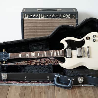 MIJ 1989 Greco Polaris White SG Standard model SS63-60 with Sheptone pickups image 3