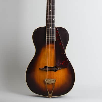 Vivi-Tone  Acousti-Guitar Acoustic Guitar (1936), ser. #587, original black chipboard case. image 1