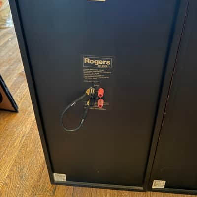 Rogers Studio 1a 1989 monitors in Teak image 7