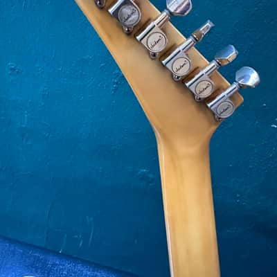 Jackson Pro Series RR5 Rhoads 2005 - Ivory with Black Pinstripes image 8