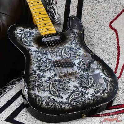 Fender Custom Shop Ron Thorn Masterbuilt 1968 Telecaster Maple Fingerboard Relic Black Paisley image 8
