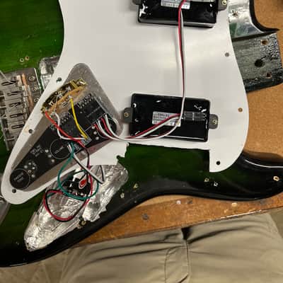 Fender Partscaster - EMG Kirk Hammett Fender Neck Hipshot locking tuners image 3