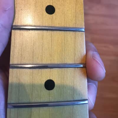 Warmoth Stratocaster Neck Maple Nitro Satin Boat Neck 1 11/16" Nut 6105 image 10