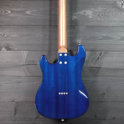 Flight Pathfinder TBL Tenor Ukulele Solidbody Electric Blue Fade image 3