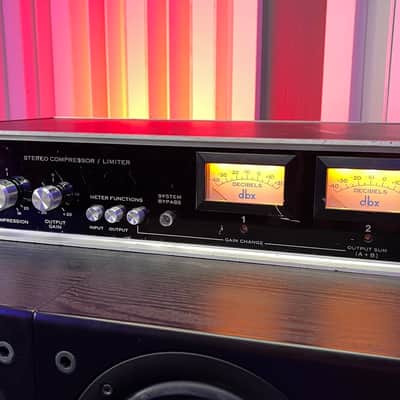 DBX 162 Stereo Compressor / Limiter 1970s - Black image 1