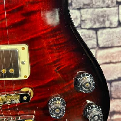 PRS McCarty 594 10-Top - Fire Red Burst NAT BACK image 3