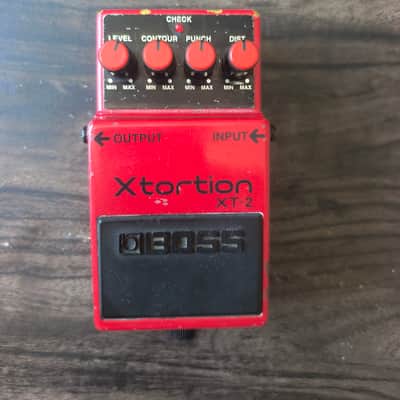 Boss XT-2 Xtortion (Silver Label) 1996 - 1998 - Red image 1