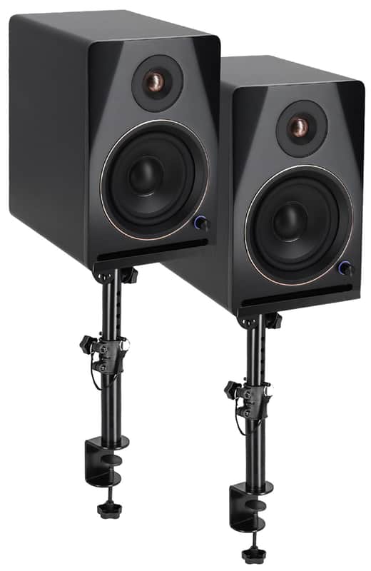 (2) Rockville APM5B v2 5.25" Powered Studio Monitors w/USB/Bluetooth+Desk Stands image 1