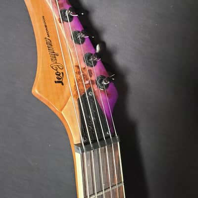 Leo Jaymz Monsoon 2025- Violet Burl- Never Played Professional Set up/Intonated image 4