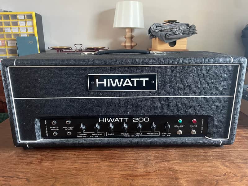 Hiwatt DR201 2-Channel 200-Watt Bass Amp Head 2012 - Black image 1