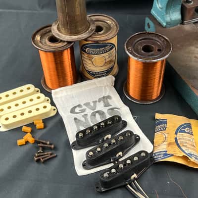 General Vintage Tone NOS Handwound For Stratocaster 50’s Magnet wire “ The Wheeler Chicago “ Heavy image 3