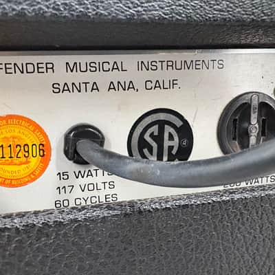 Fender FR-1000 Solid State Reverb Unit 1968 - 1973 - Black / White image 7