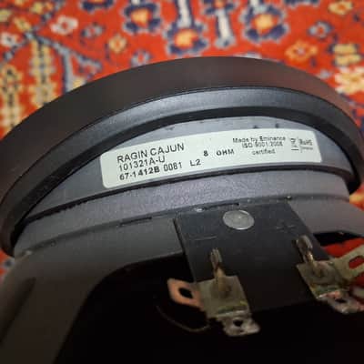 Eminence Patriot Ragin Cajun 10" 75w 8 Ohm Replacement Speaker image 2