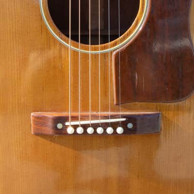 1950 National 1155 Dreadnought J-50 Gibson Body Acoustic Guitar - Natural image 7