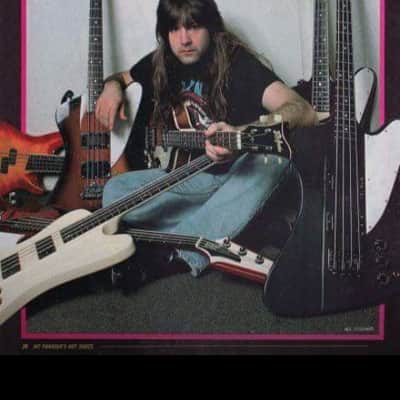 ESP Bass Built Brian Wheat of TESLA Thunderbird Bass THE REAL DEAL !! image 6