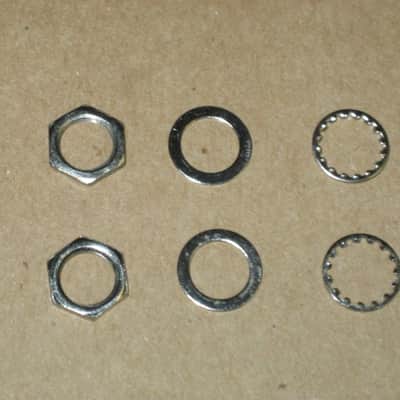 TWO lightly used genuine BOSS OUTPUT jacks (for compact sized pedals) + nuts & washers - ONE jack has two wires (blue & yellow) attached to it - they work fine (specifically from 2010 (but can be used on other year BOSS pedals) NO pedal / NO other parts image 6