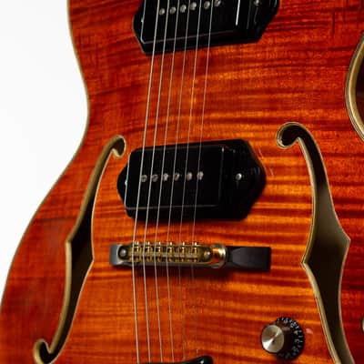 Eastman AR380CE John Pisano Signature Archtop 2016 Honeyburst image 13
