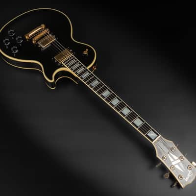 1989 Gibson Les Paul Custom - Ebony | USA Vintage Post Norlin Good Wood Era Bill Lawrence Humbucker HB-R/HB-L Humbucker Pickups Gold Hardware | Case image 8