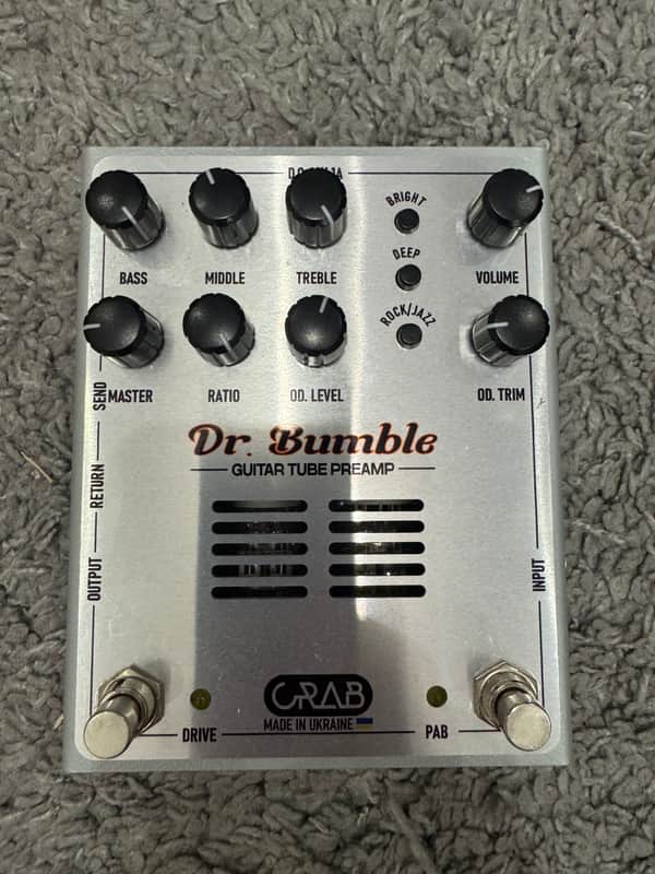 Crab Dr. Bumble Amp Preamp Dumble Amp in a box High gain lead Metal Distorion Overdrive Pedal Blues Rock Drive EQ image 1