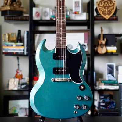 Gibson Custom Shop CME 1963 SG Special Reissue Pelham Blue Murphy Lab Ultra Light Aged 2020 image 25