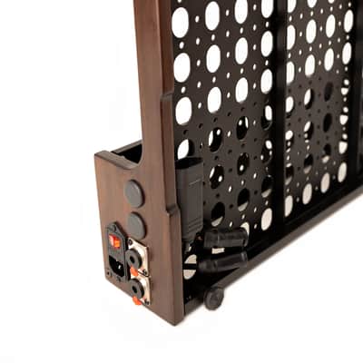 Pedalboard VTX 12x16 With Softcase Luxury - Imbuia - with Riser - Hands Custom image 10