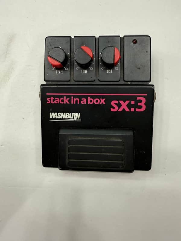 Washburn SX:3 Stack In The Box Distortion Rare Vintage Guitar Effect Pedal image 1