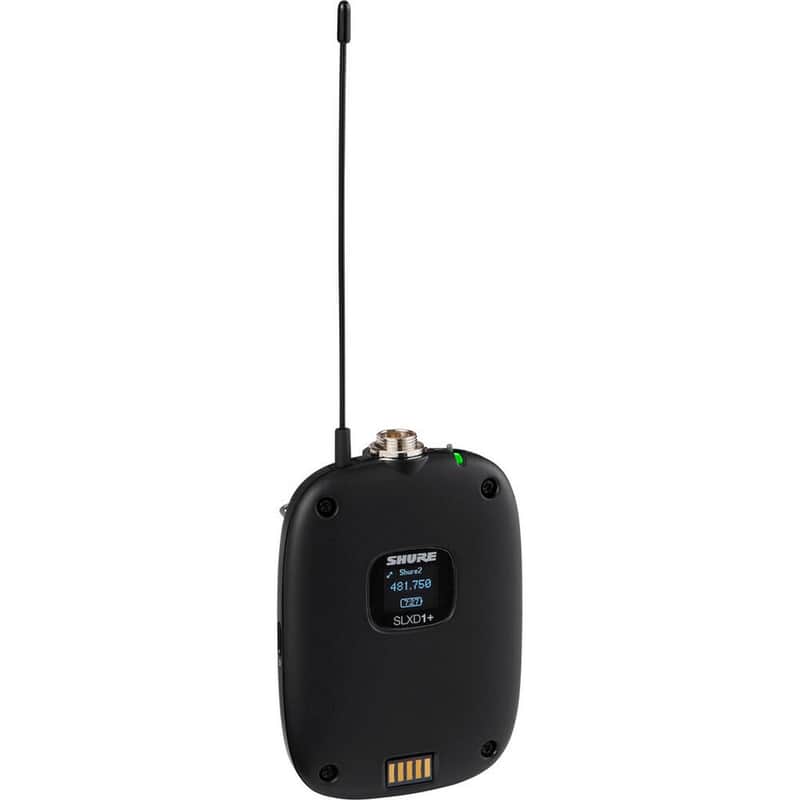 Shure SLXD1+ Digital Wireless Bodypack Transmitter (G57 Band) image 1