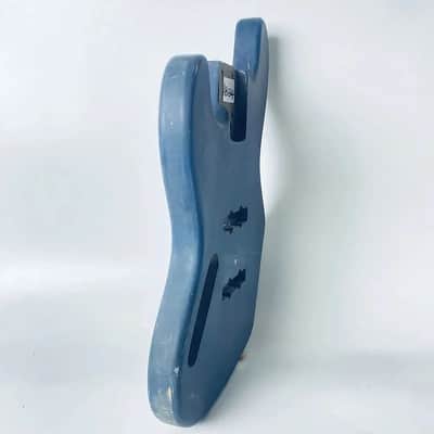 Left Handed Basswood 4 String Jazz Bass Style Body in Blue image 3