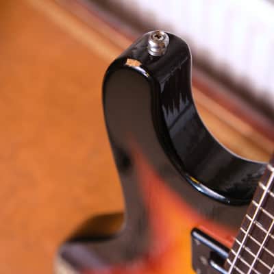 Kiso Suzuki Made in Japan MIJ Vintage Lawsuit Era Mosrite Copy Guitar 1980s - 3T Sunburst image 6