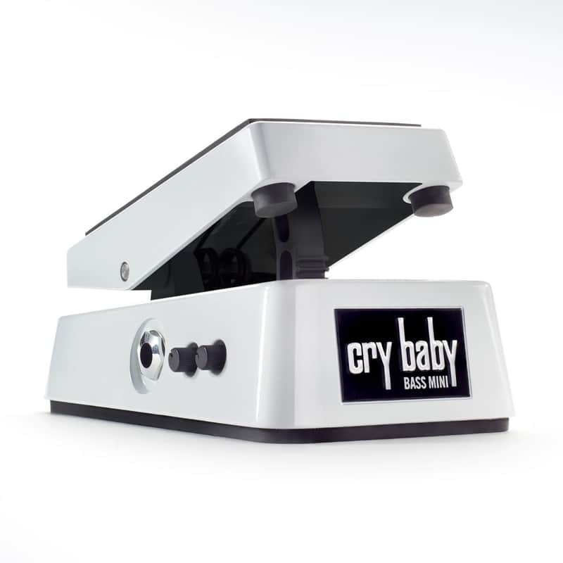 Dunlop CBM105Q Cry Baby Mini Bass Wah - White image 1
