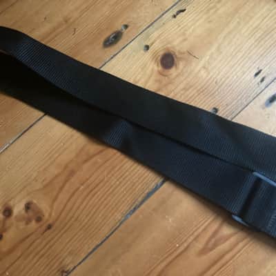 LEVY'S Leathers M8-BLK 2 inch Polypropylene Black Guitar Strap with Leather Ends image 3