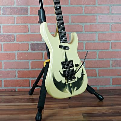 ESP Custom Shop Empire D Chris Degarmo "Queensryche" Signature model MIJ White Pearl W/Triryche 1991 image 5