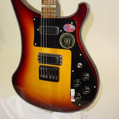 Rickenbacker 90th Anniversary 480XC Electric Guitar - TobaccoGlo image 4