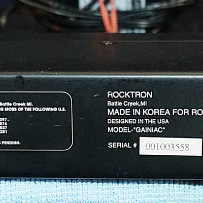 Rocktron GAINIAC Classic Tube-Based Guitar Preamp and Distortion image 5