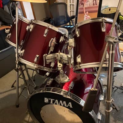 Tama Imperialstar 1970s-80s - Dark Cherry Red image 9