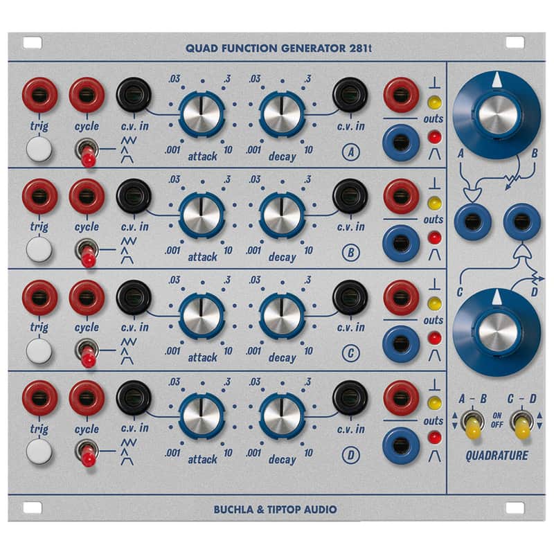 Tiptop Audio Buchla Model 281t Quad Function Generator Module (Demo Deal) image 1