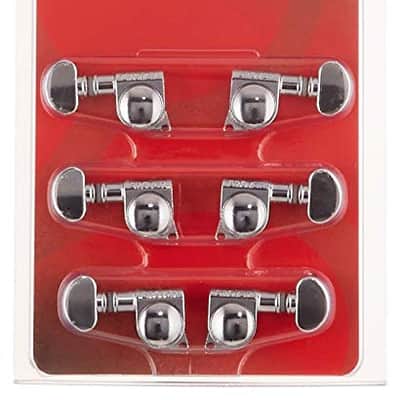 Grover 406C  Mini Rotomatic Locking Tuners 3 +3 Chrome Finish image 1